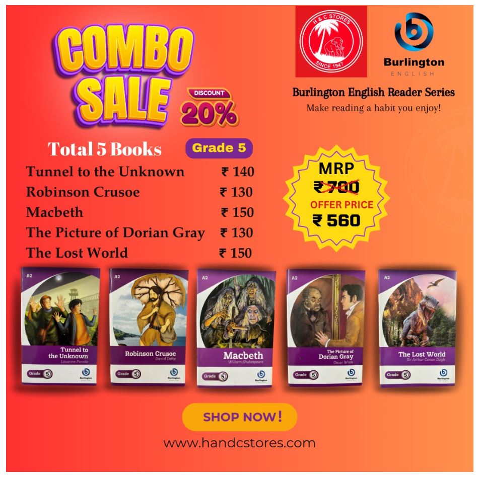 Combo Offer Grade 5 Burlington English Reader Series